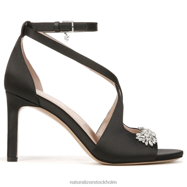 amor klänning sandal svart tyg 444DB298 sandaler | Naturalizer kvinnor