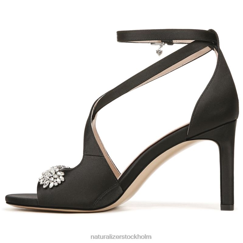 amor klänning sandal svart tyg 444DB298 sandaler | Naturalizer kvinnor