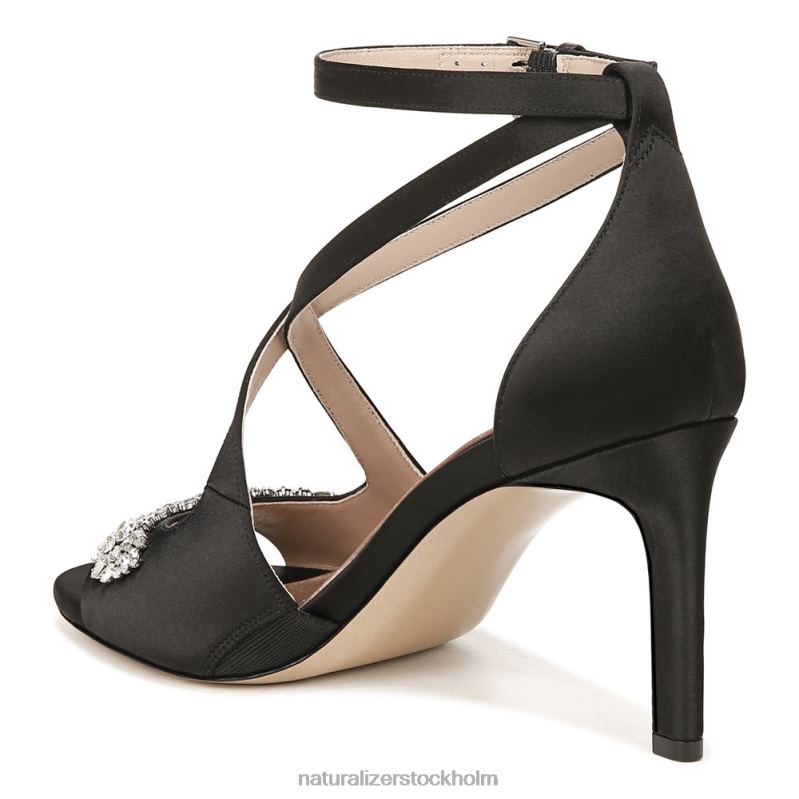 amor klänning sandal svart tyg 444DB298 sandaler | Naturalizer kvinnor