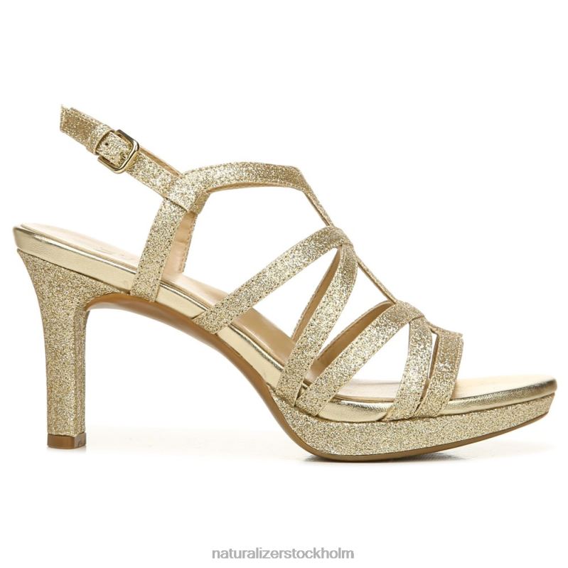 baylor klänning sandal guld glitter syntet 444DB581 sandaler | Naturalizer kvinnor