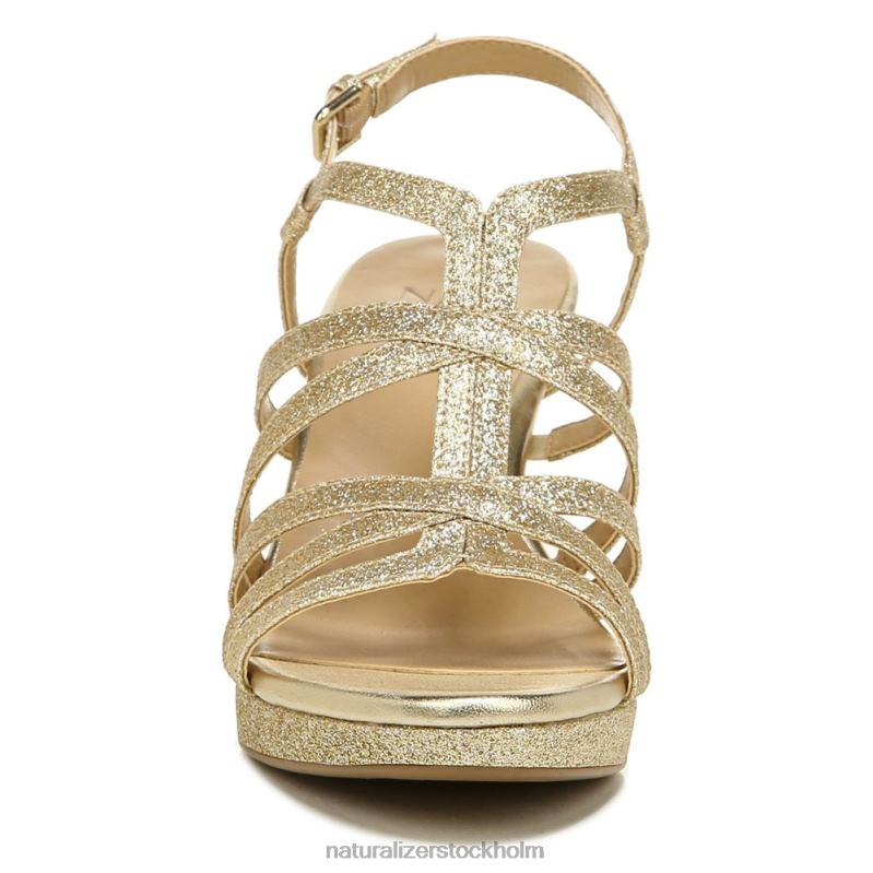 baylor klänning sandal guld glitter syntet 444DB581 sandaler | Naturalizer kvinnor