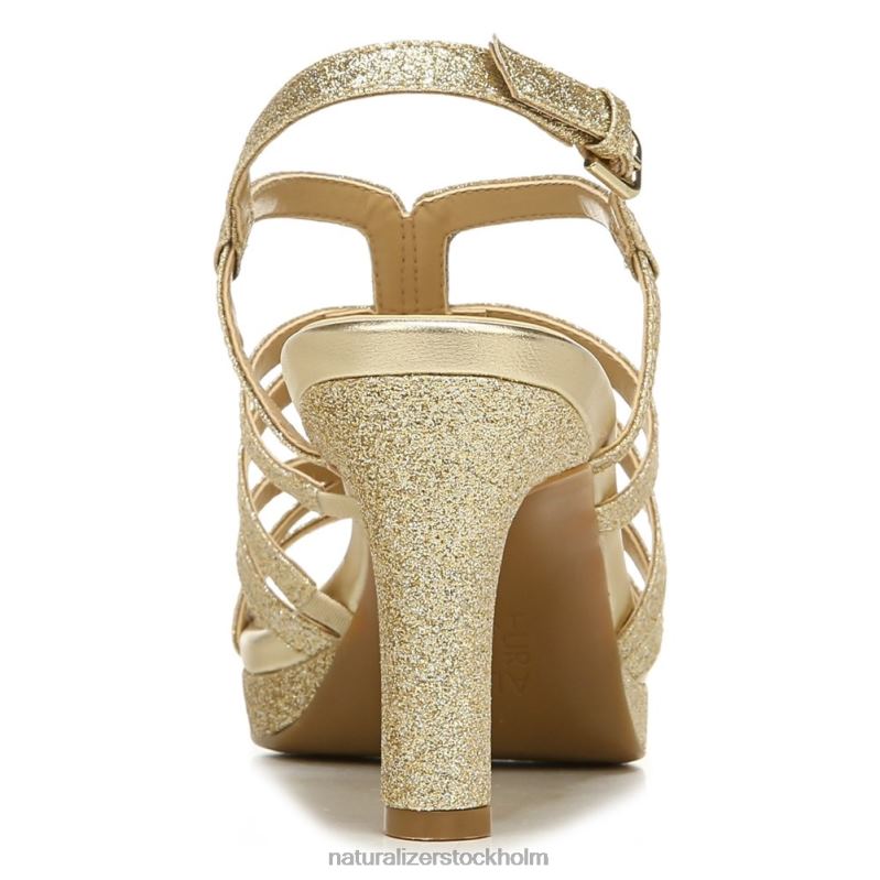 baylor klänning sandal guld glitter syntet 444DB581 sandaler | Naturalizer kvinnor
