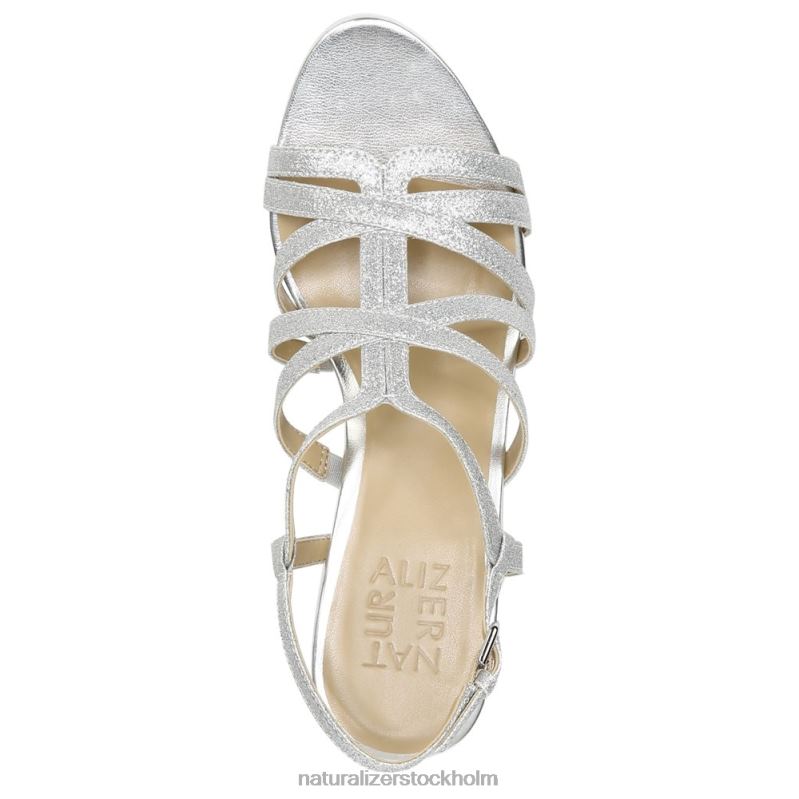 baylor klänning sandal silver glitter syntet 444DB580 sandaler | Naturalizer kvinnor