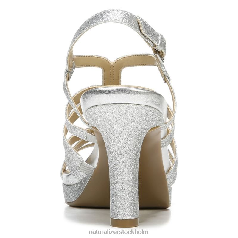 baylor klänning sandal silver glitter syntet 444DB580 sandaler | Naturalizer kvinnor