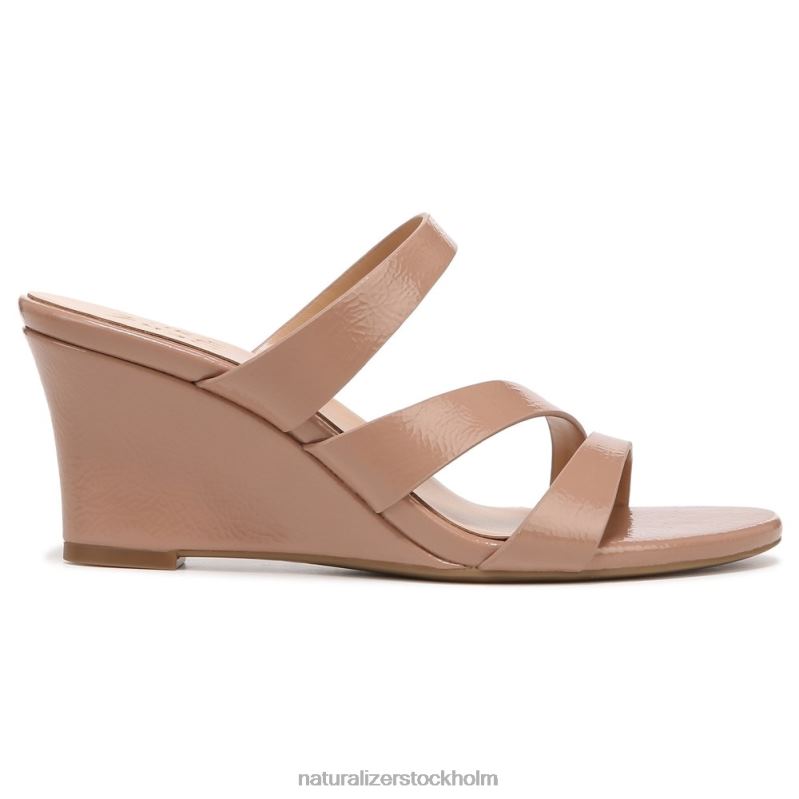 breona klänning sandal taupe patent 444DB591 sandaler | Naturalizer kvinnor