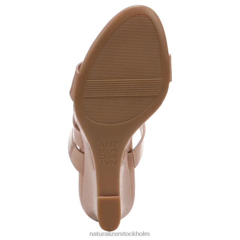 breona klänning sandal taupe patent 444DB591 sandaler | Naturalizer kvinnor