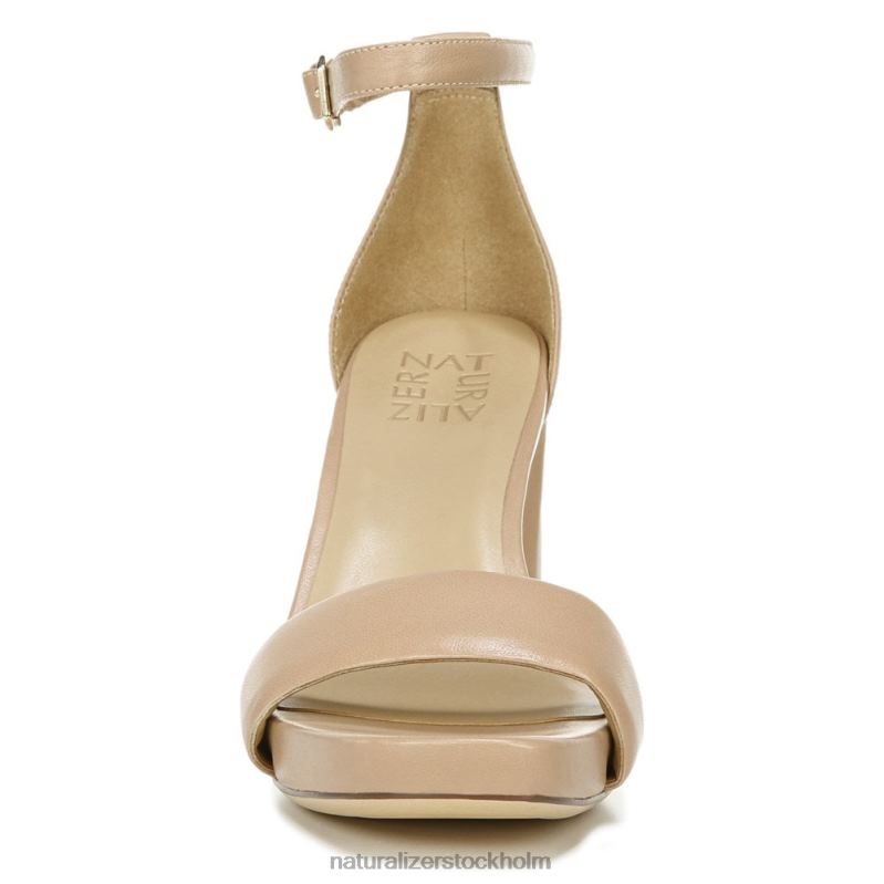 joy dress sandal creme brulee läder 444DB68 sandaler | Naturalizer kvinnor