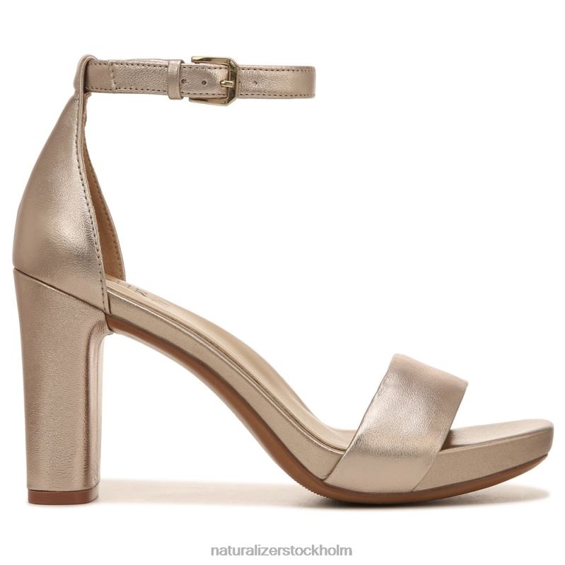 joy dress sandal ljus bronsläder 444DB66 sandaler | Naturalizer kvinnor