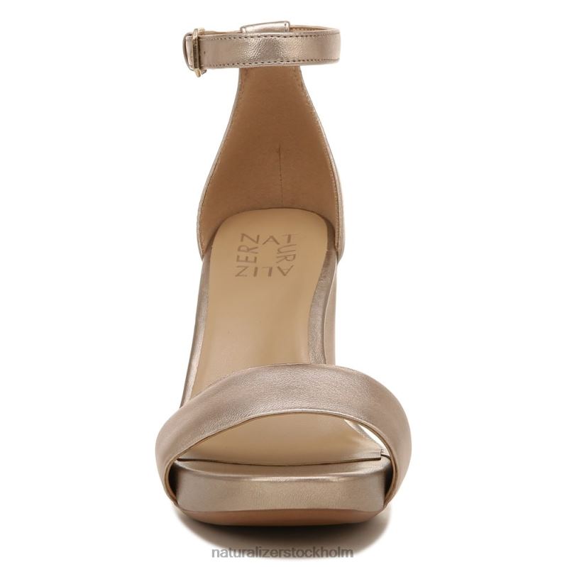 joy dress sandal ljus bronsläder 444DB66 sandaler | Naturalizer kvinnor