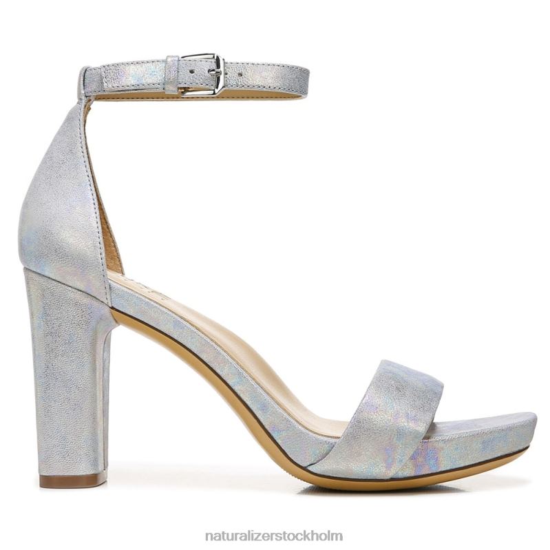 joy dress sandal ljusgrått läder 444DB72 sandaler | Naturalizer kvinnor