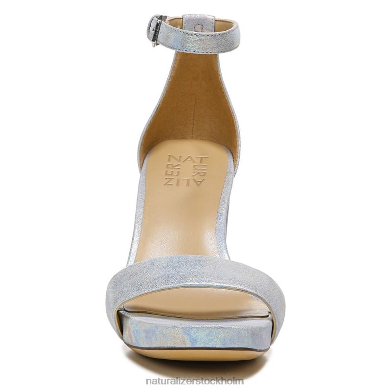 joy dress sandal ljusgrått läder 444DB72 sandaler | Naturalizer kvinnor