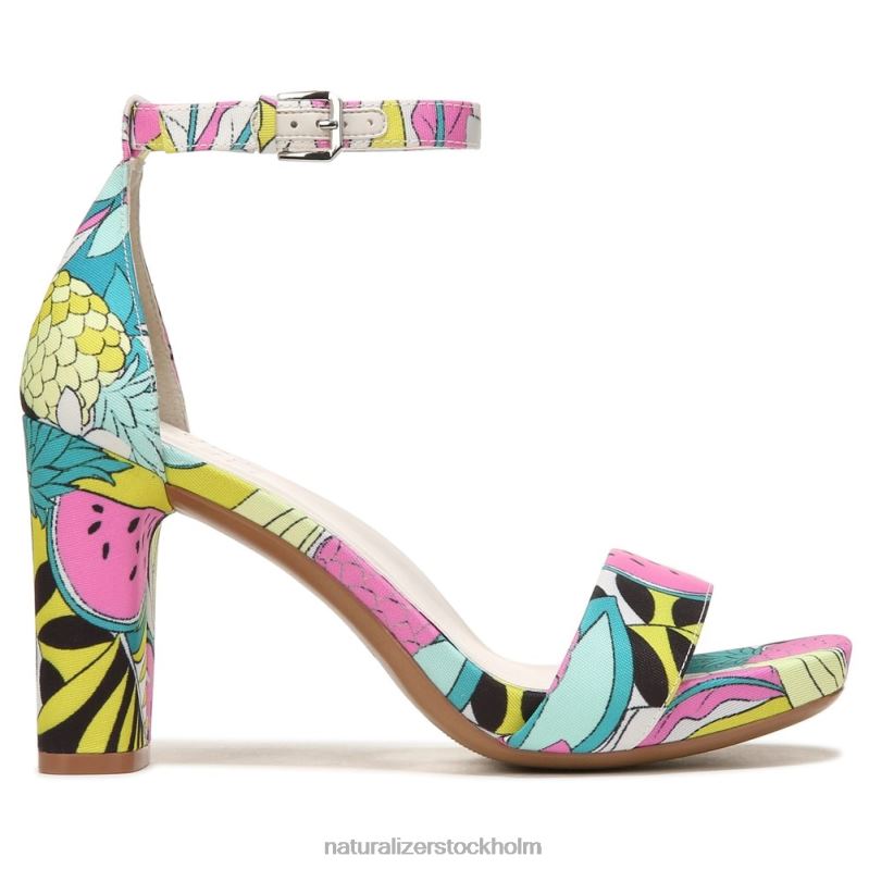 joy dress sandal tyg med retro frukttryck 444DB75 sandaler | Naturalizer kvinnor