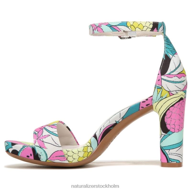 joy dress sandal tyg med retro frukttryck 444DB75 sandaler | Naturalizer kvinnor