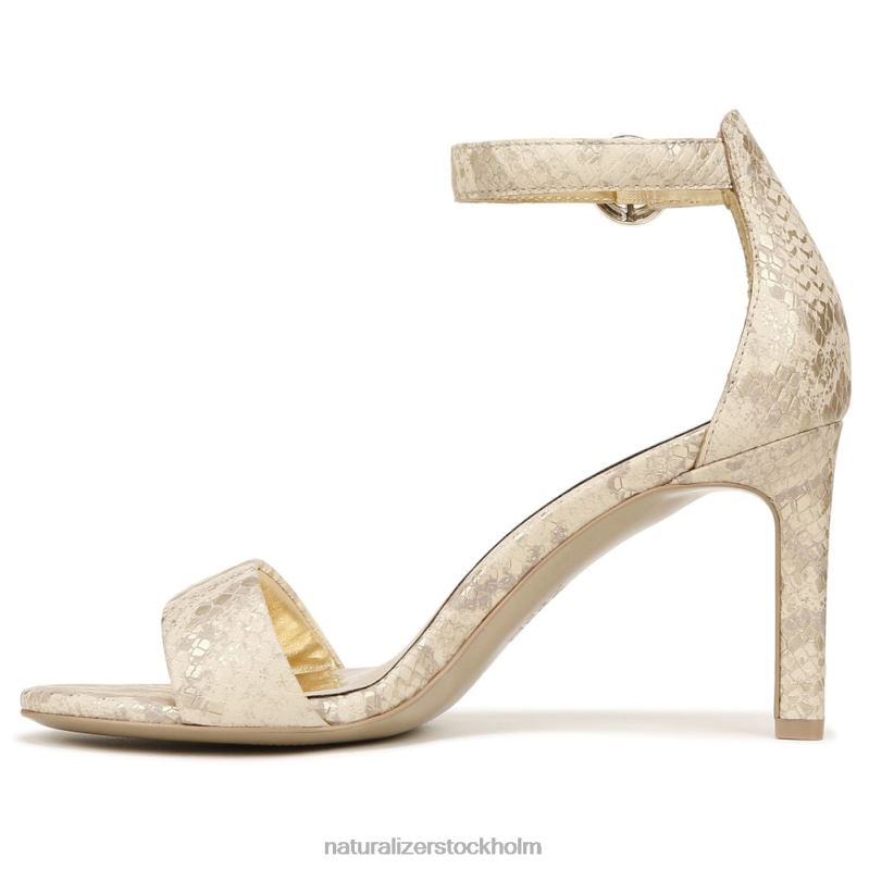 kinsley klänning sandal guld läder 444DB46 sandaler | Naturalizer kvinnor