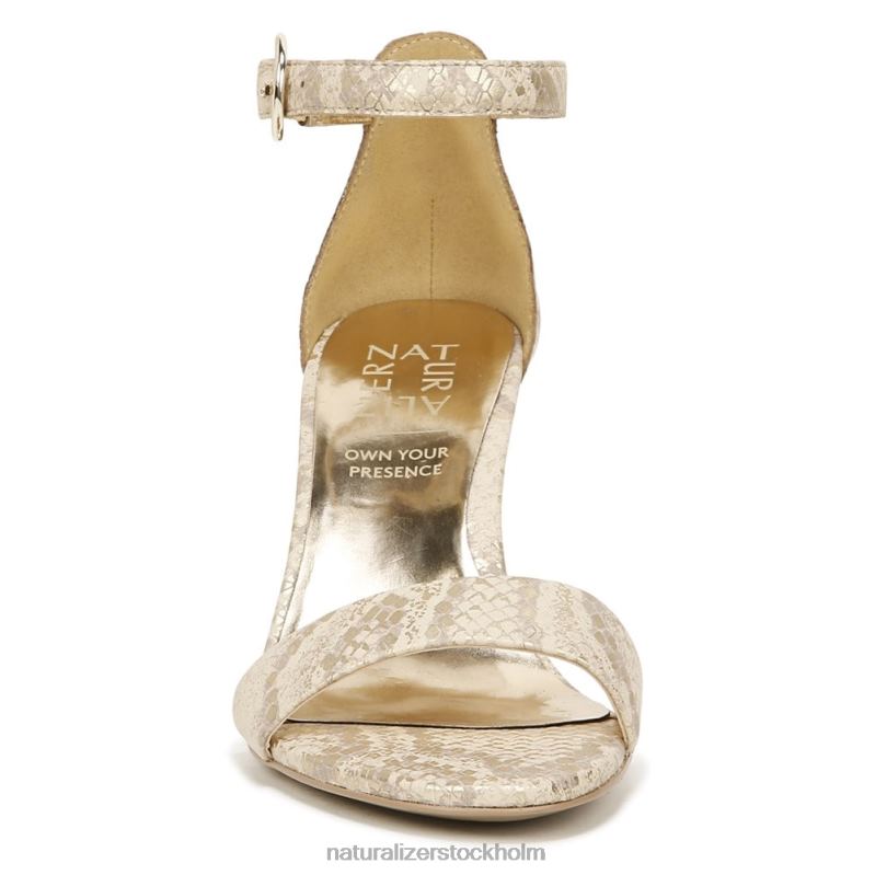 kinsley klänning sandal guld läder 444DB46 sandaler | Naturalizer kvinnor