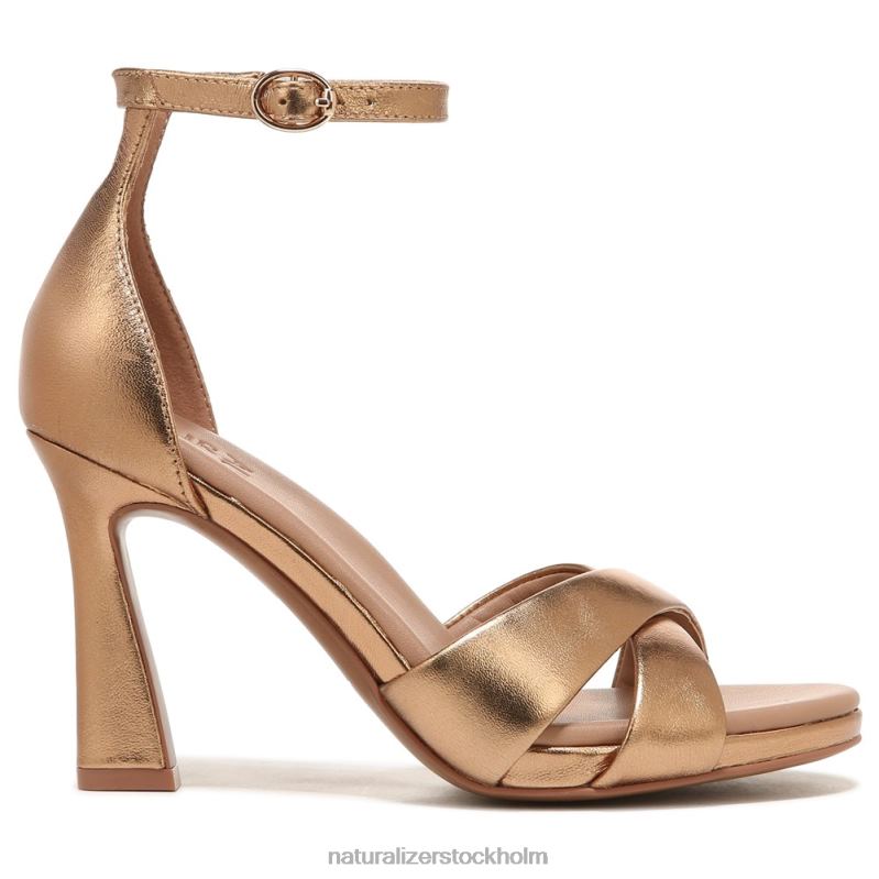 lizbeth klänning sandal butterscotch läder 444DB221 sandaler | Naturalizer kvinnor