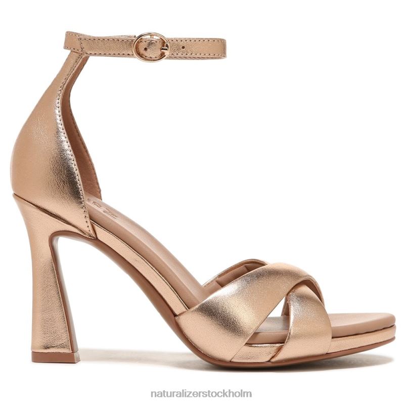 lizbeth klänning sandal mjukt champagneläder 444DB219 sandaler | Naturalizer kvinnor