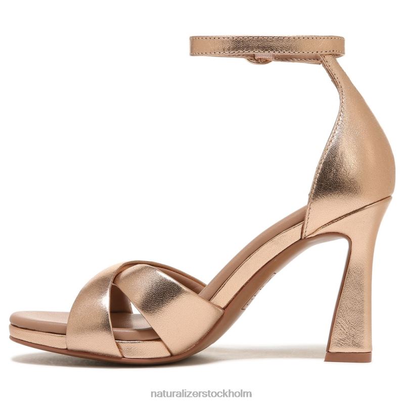 lizbeth klänning sandal mjukt champagneläder 444DB219 sandaler | Naturalizer kvinnor