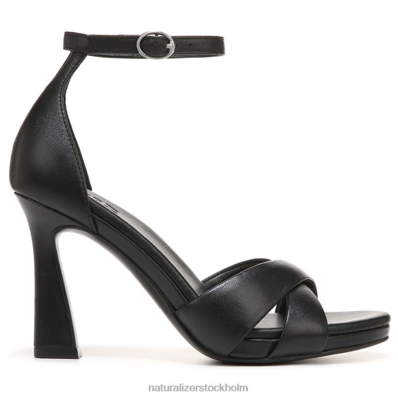 lizbeth klänning sandal svart läder 444DB220 sandaler | Naturalizer kvinnor