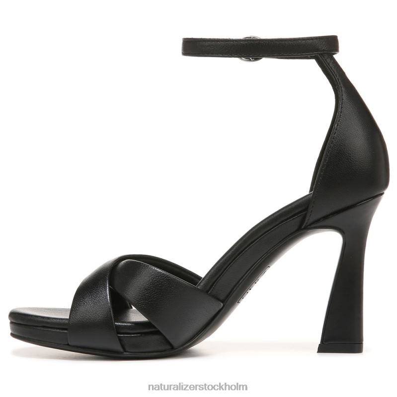 lizbeth klänning sandal svart läder 444DB220 sandaler | Naturalizer kvinnor