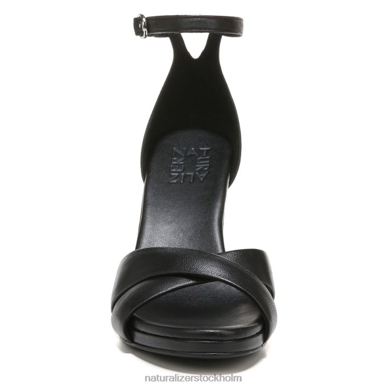 lizbeth klänning sandal svart läder 444DB220 sandaler | Naturalizer kvinnor