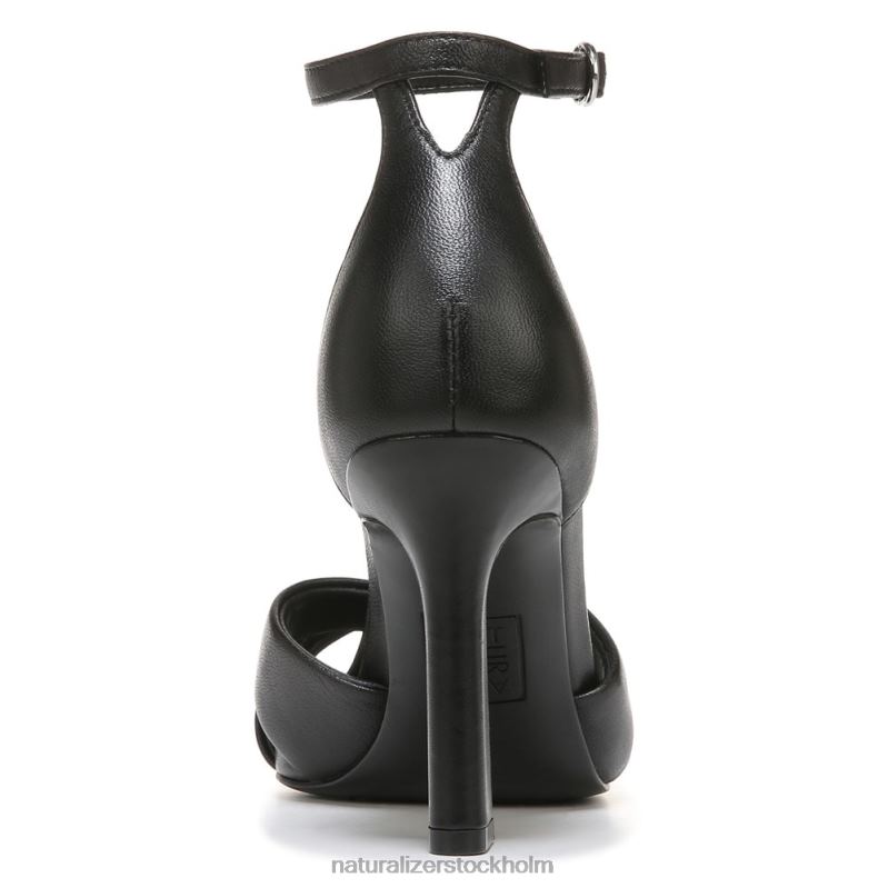 lizbeth klänning sandal svart läder 444DB220 sandaler | Naturalizer kvinnor