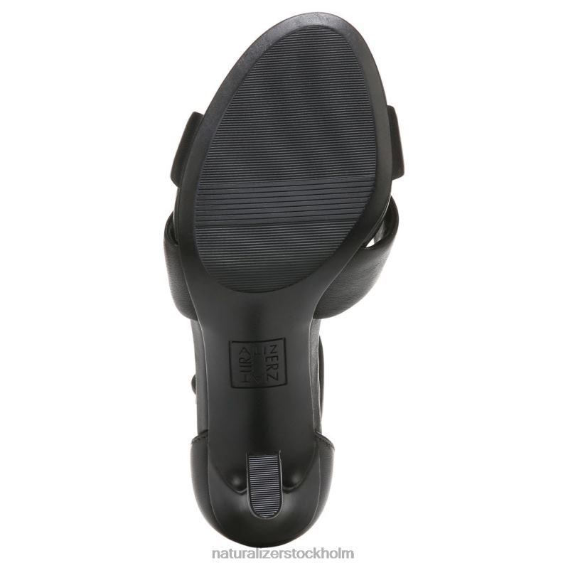 lizbeth klänning sandal svart läder 444DB220 sandaler | Naturalizer kvinnor