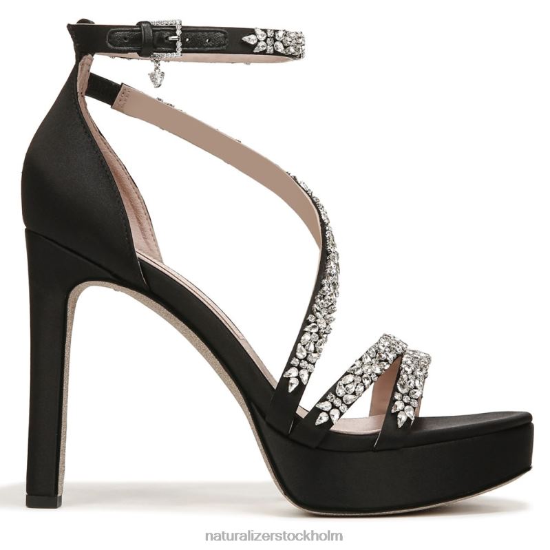 älskar klänning sandal svart tyg 444DB308 sandaler | Naturalizer kvinnor