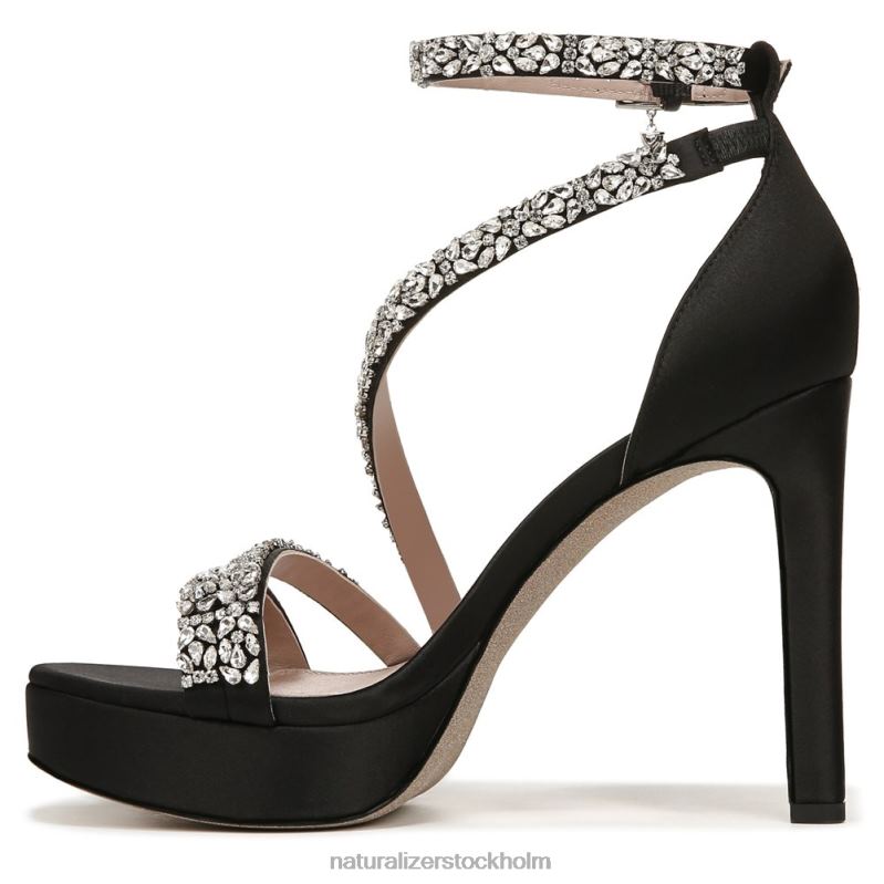 älskar klänning sandal svart tyg 444DB308 sandaler | Naturalizer kvinnor