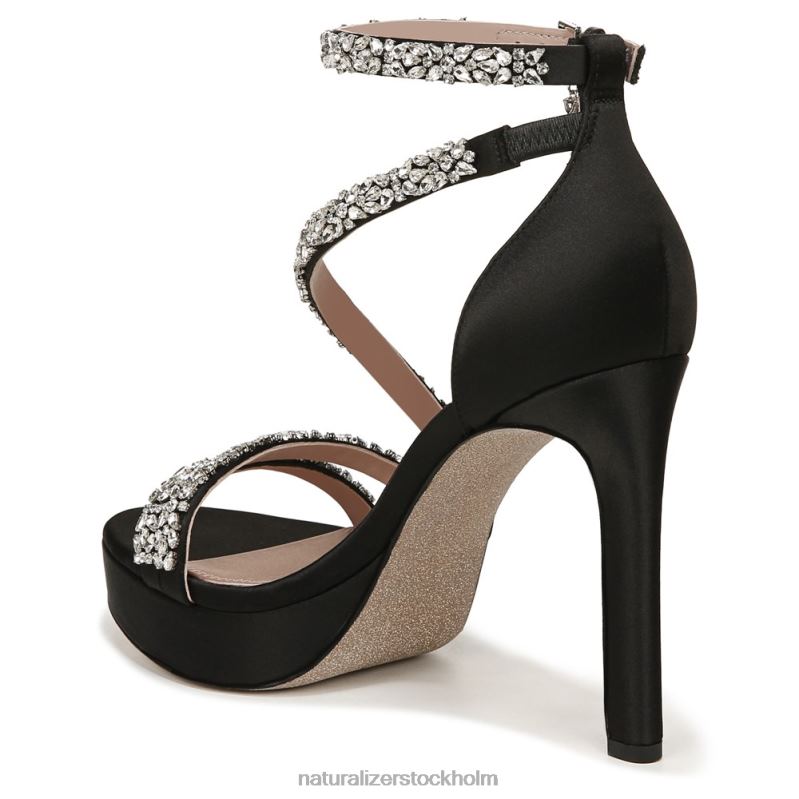 älskar klänning sandal svart tyg 444DB308 sandaler | Naturalizer kvinnor