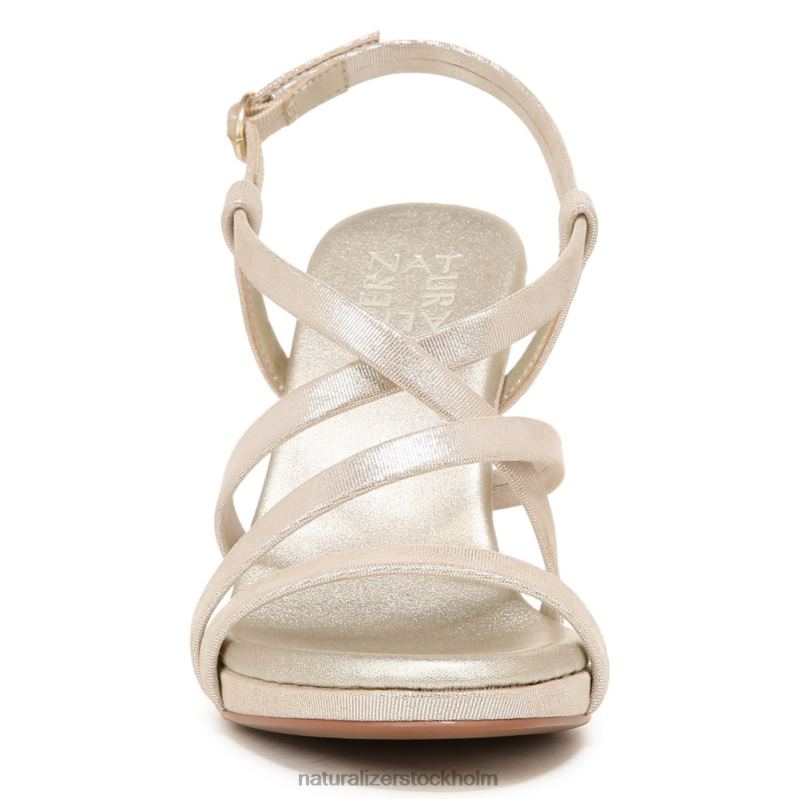 luisa klänning sandal ljust guld läder 444DB227 sandaler | Naturalizer kvinnor