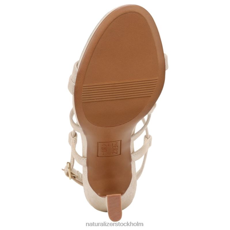 luisa klänning sandal ljust guld läder 444DB227 sandaler | Naturalizer kvinnor