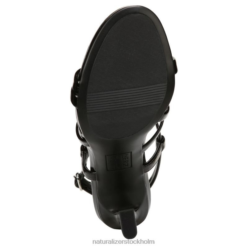 luisa klänning sandal svart lack 444DB224 sandaler | Naturalizer kvinnor