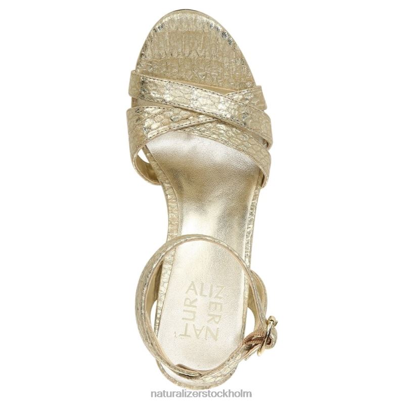 mallory klänning sandal guld metalliskt ormläder 444DB494 sandaler | Naturalizer kvinnor
