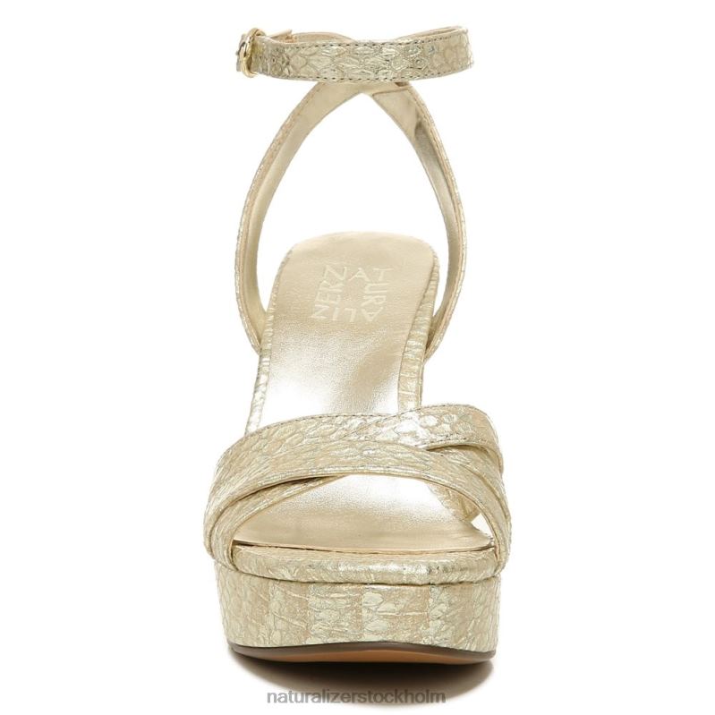 mallory klänning sandal guld metalliskt ormläder 444DB494 sandaler | Naturalizer kvinnor
