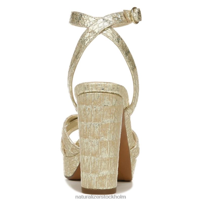 mallory klänning sandal guld metalliskt ormläder 444DB494 sandaler | Naturalizer kvinnor