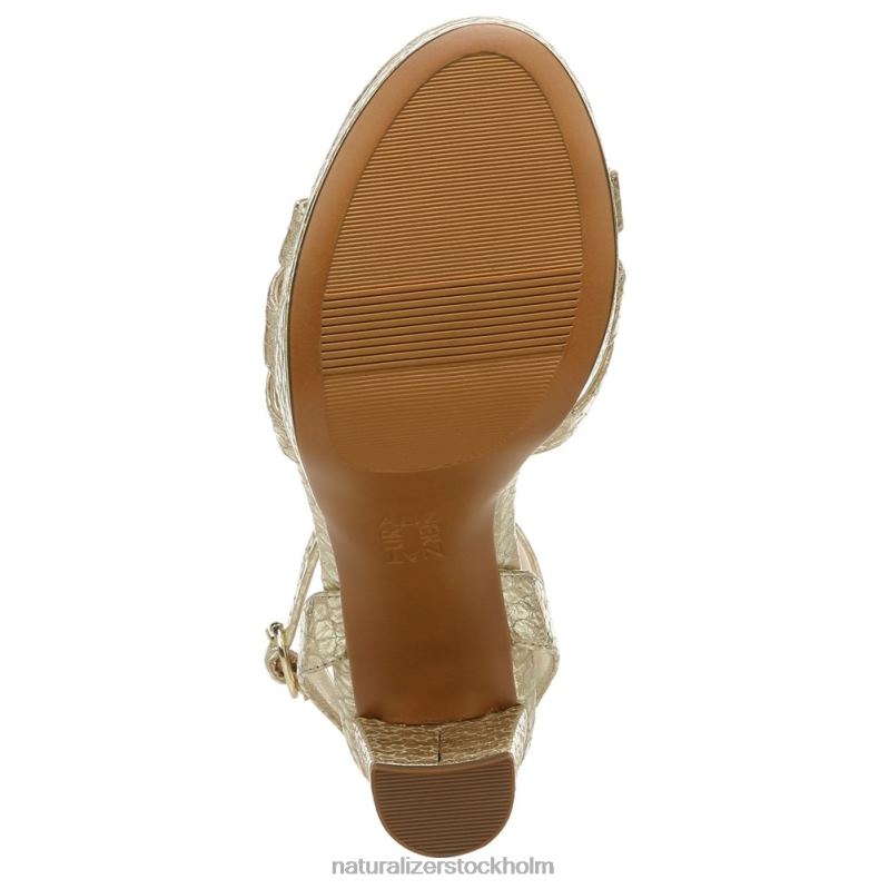 mallory klänning sandal guld metalliskt ormläder 444DB494 sandaler | Naturalizer kvinnor