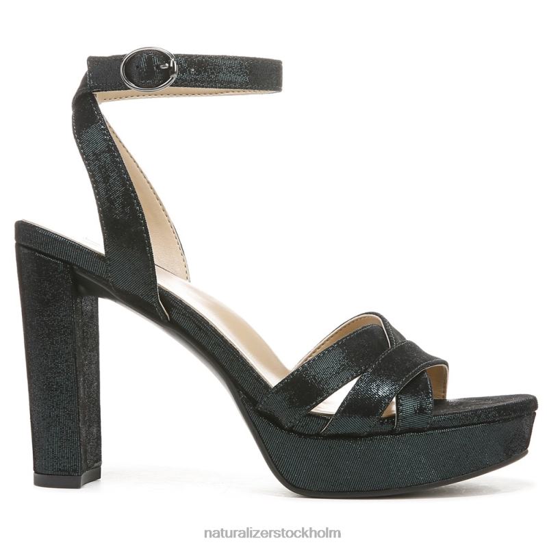 mallory klänning sandal midnatt klöver grönt läder 444DB496 sandaler | Naturalizer kvinnor