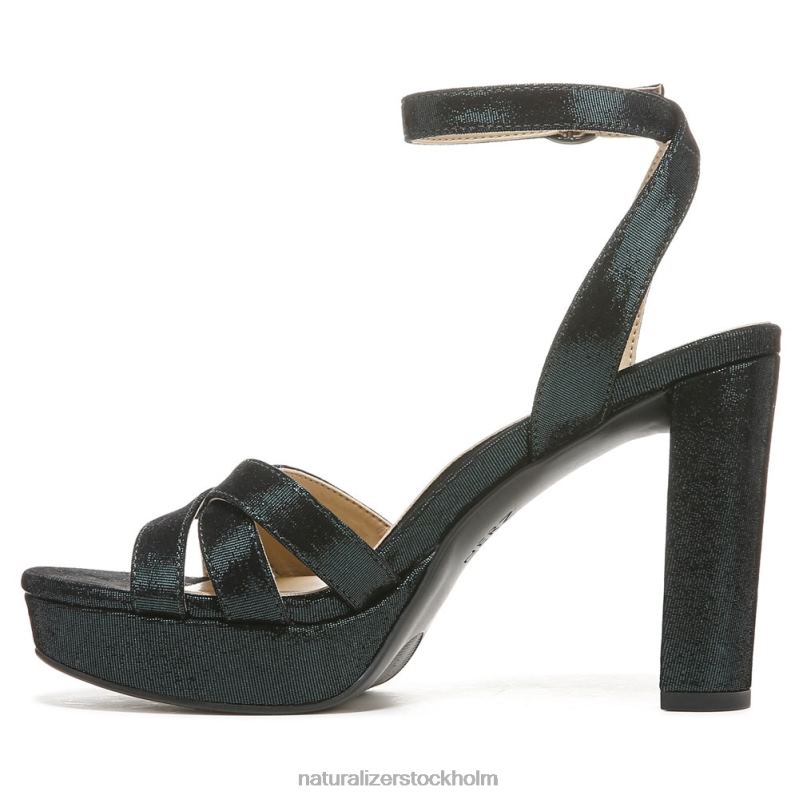 mallory klänning sandal midnatt klöver grönt läder 444DB496 sandaler | Naturalizer kvinnor