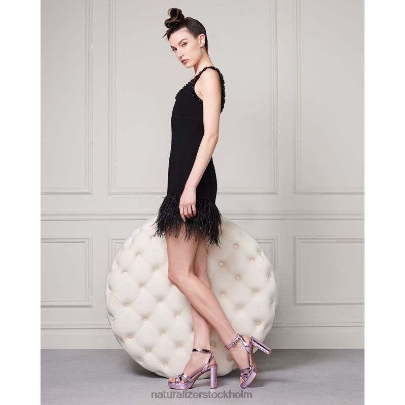 mallory klänning sandal rosa lila läder 444DB497 sandaler | Naturalizer kvinnor