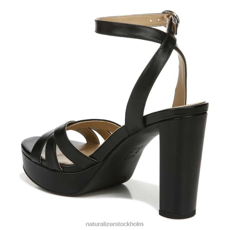 mallory klänning sandal svart läder 444DB492 sandaler | Naturalizer kvinnor