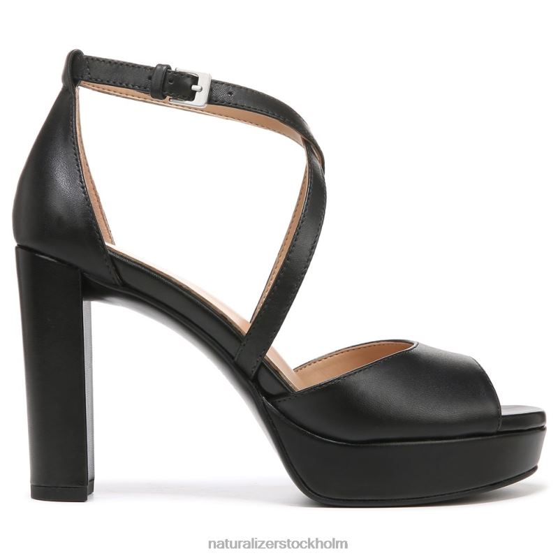 melodiklänning sandal svart läder 444DB96 sandaler | Naturalizer kvinnor