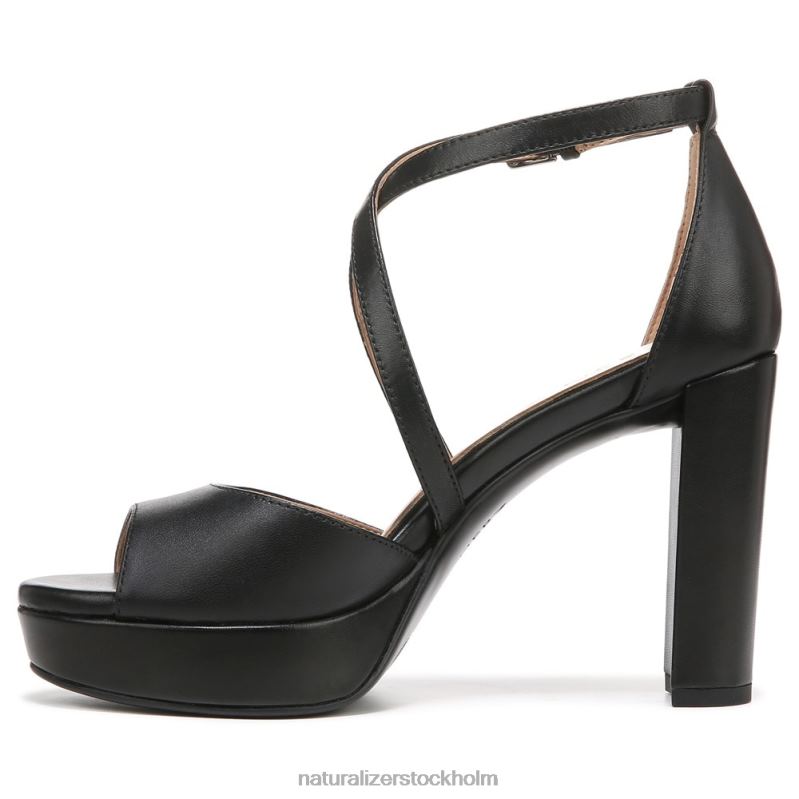 melodiklänning sandal svart läder 444DB96 sandaler | Naturalizer kvinnor