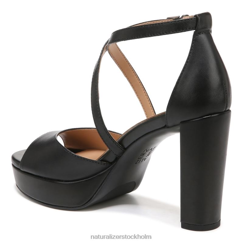 melodiklänning sandal svart läder 444DB96 sandaler | Naturalizer kvinnor
