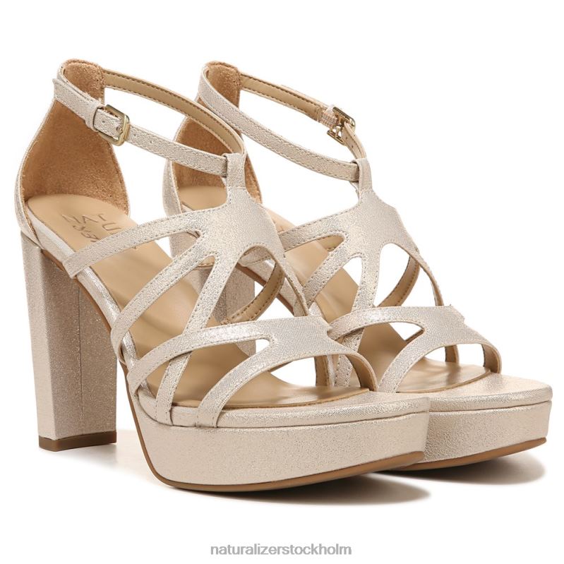neona klänning sandal lätt guld syntet 444DB563 sandaler | Naturalizer kvinnor