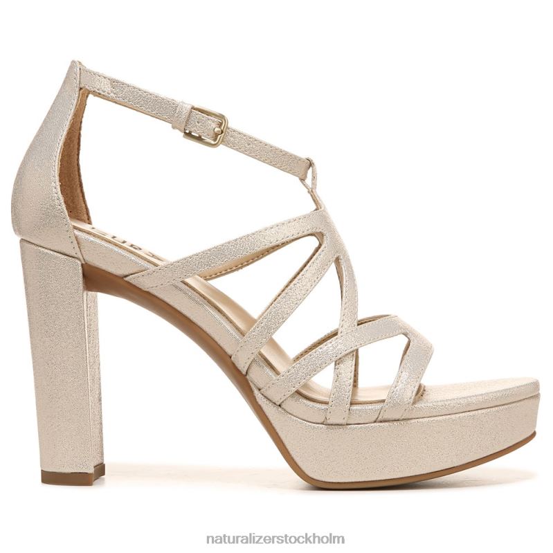 neona klänning sandal lätt guld syntet 444DB563 sandaler | Naturalizer kvinnor