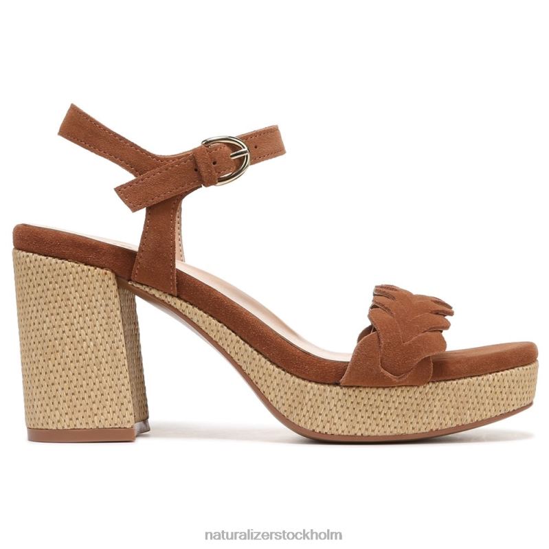 pandora sandal engelskt tebrunt läder 444DB338 sandaler | Naturalizer kvinnor