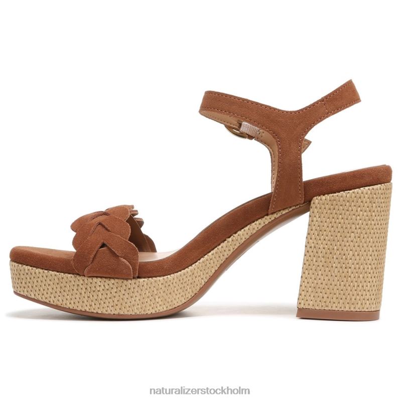 pandora sandal engelskt tebrunt läder 444DB338 sandaler | Naturalizer kvinnor