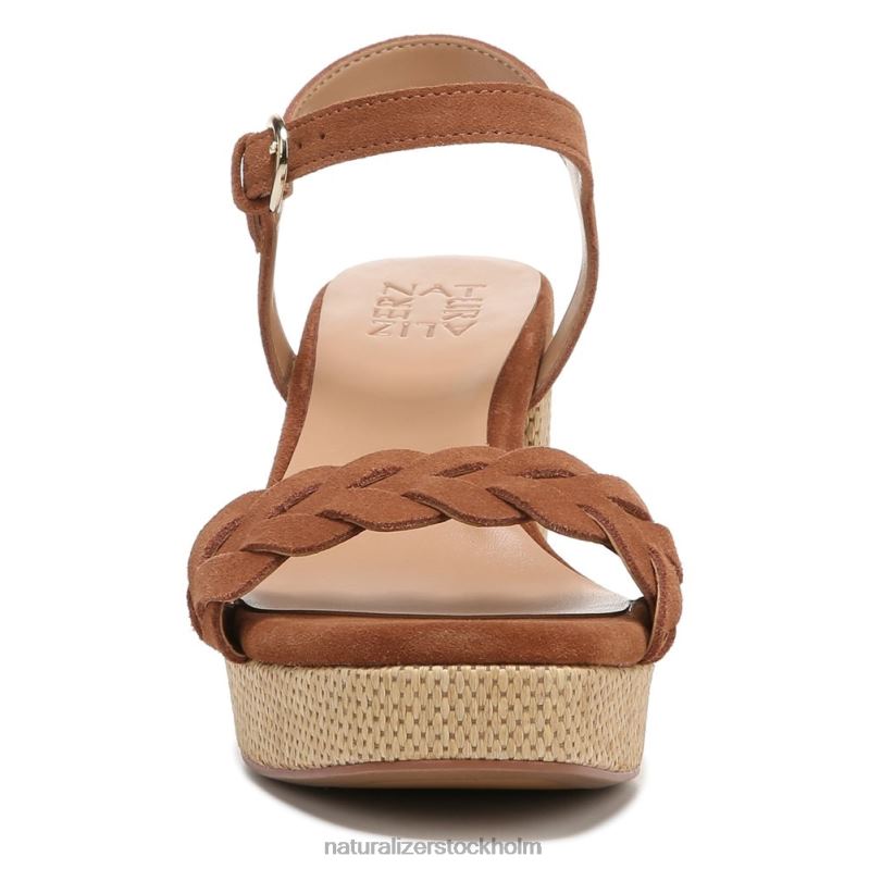 pandora sandal engelskt tebrunt läder 444DB338 sandaler | Naturalizer kvinnor