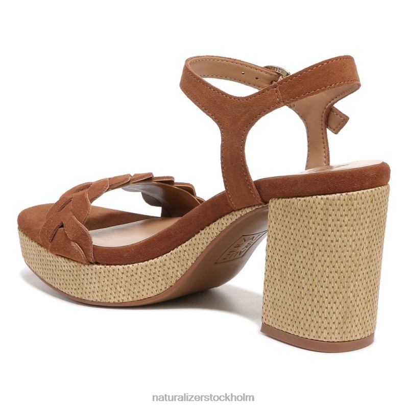 pandora sandal engelskt tebrunt läder 444DB338 sandaler | Naturalizer kvinnor